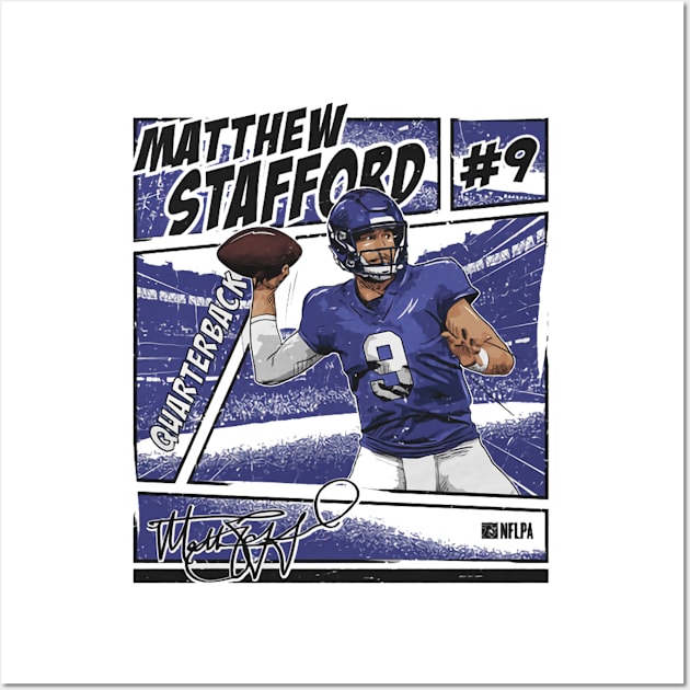 Matthew Stafford Los Angeles R Comic Wall Art by MASTER_SHAOLIN